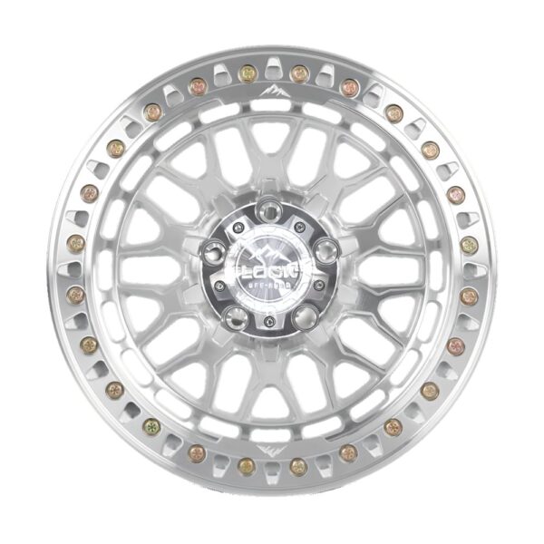 INVADER (FORGED beadlock) 17X9 5X127 ET-12 CB71.5 RAW MACHINED - Image 2