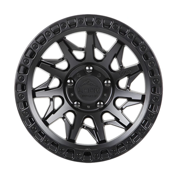 LUNATIC 17X9 5X127 ET-12 CB71.5 MATTE BLACK - Image 2