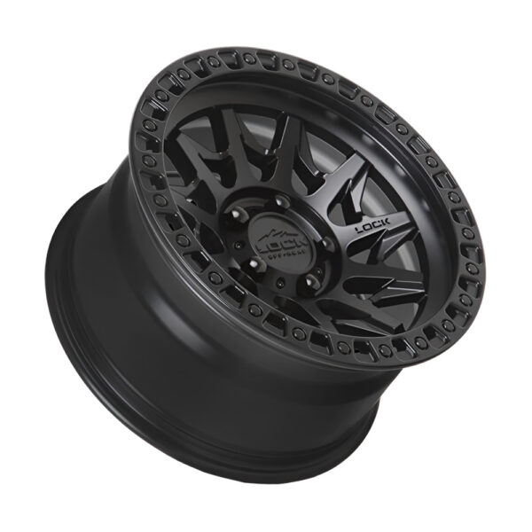 LUNATIC 17X9 5X127 ET-12 CB71.5 MATTE BLACK - Image 3