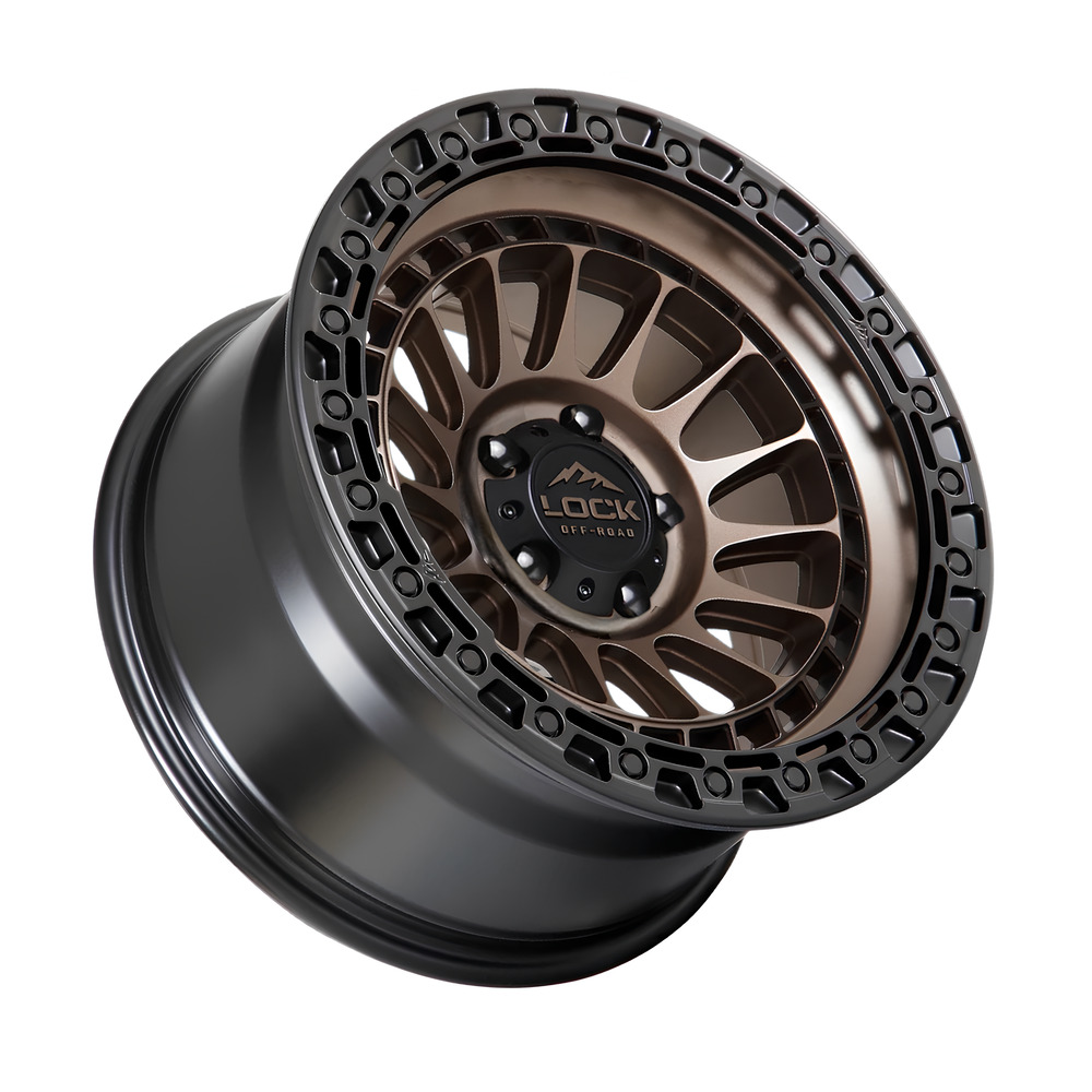 MOJAVE 17X9 5X127 ET-12 CB71.5 MATTE BRONZE /MATTE BLACK RING - Image 3