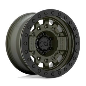1785AVG(AVENGER beadlock) 17X8.5 5X127 ET-32 CB71.5 OLIVE DRAB GREEN