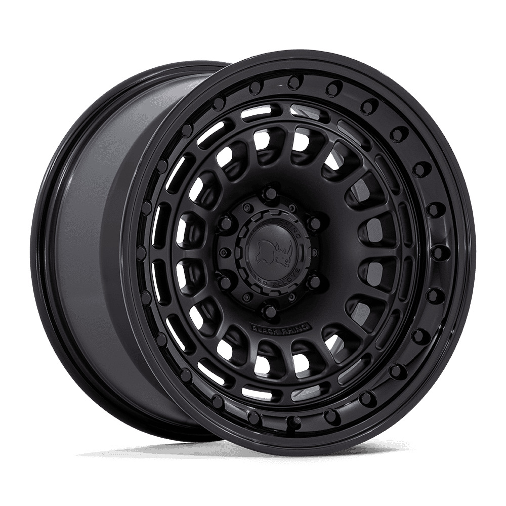 br014mb17906800 sahara br014 17x9 6x139.7 et+0 cb106.1 matte black w/ gloss black lip