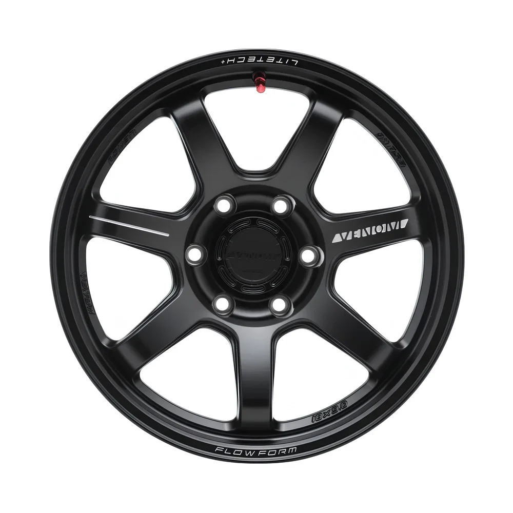 fvt717856m venom vt7 17x8.5 6x139.7 et+0 cb110 mkt (satin black)