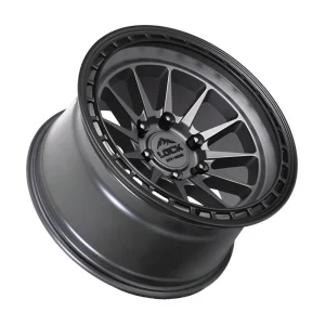baja baja 17x9 6x139.7 et+1 cb106 matte grey/matte black ring