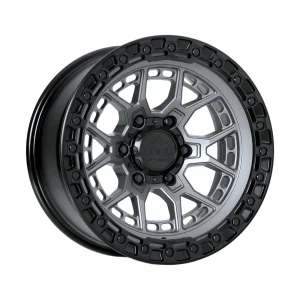 commando commando 17x9 6x139.7 et+0 cb106.1 matte grey/matte black ring